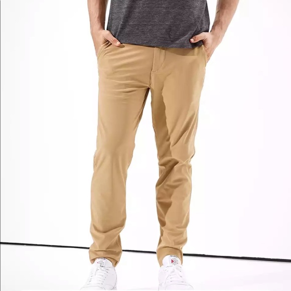 american eagle active flex khakis